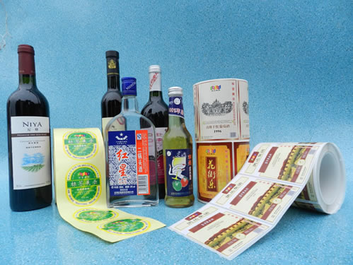 酒瓶不干膠印刷